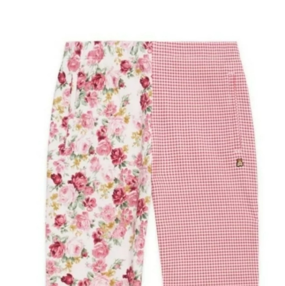 Teddy Fresh patchwork sweatpants size Medium